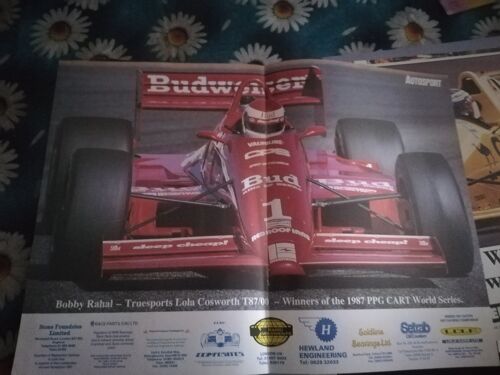 Poster Lola T87/00 Rahal Bobby Indycar 1987