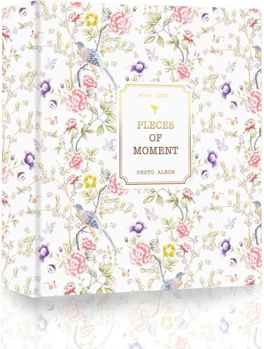 Mevronisshop-Album Photo De 10x15 Cm À 304 Pochettes, Impression De Couverture Pour 304 Photos Horizontales Pour Mariage, Vacances, Famille De Bébé (Orange)