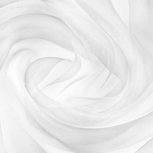 Mevronisshop-Tissu Organza Avec Ciseaux, 1.5m X 2m Tulle Blanc Pour Décorer, Voilage Blanc Pour Mariage, Fête, Décoration De Table Cadeaux, Bricolage, Tissu Pour Rideaux