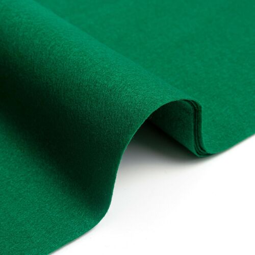 Mevronisshop-Tissu En Feutre Vert - Grand Morceau 190 X 100 Cm - Made In Italy - Feutrine Doux Pour Vêtements, Accessoires, Décorations, Créations, Patchwork - Tissu En Feutre Pour Couture