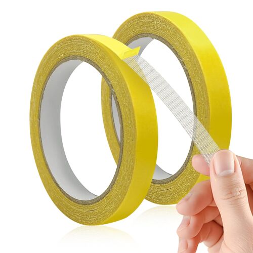 Mevronisshop-Lot De 2 Rubans Adhésifs Double Face Pour Ourlets De Pantalons Et Vêtements, Très Résistants, Sans Couture Ni Repassage, Pour La Fixation Des Ourlets, Les Travaux Manuels Et La Fixation