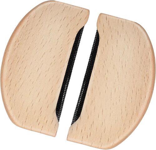 MEVRONISSHOP-Lot de 3 peignes portables en laine de hêtre, cachemire et brosse pour enlever les bouloches, défuzzer et enlever les peluches pour l'entretien des vêtements à la maison