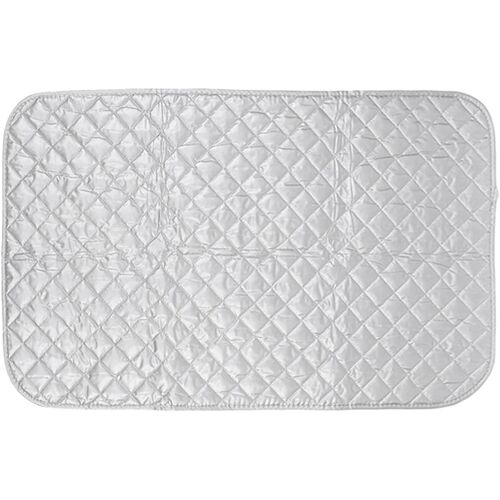 MEVRONISSHOP-Tapis de Repassage Pliable pour Machine à Laver, sèche-Linge, Voyage, Maison, Planche à Repasser Portable, Table 85 x 48 cm, Gris