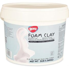 MEVRONISSHOP-Pâte à modeler en mousse blanche ¿ Séchage à l'air libre ¿ Idéale pour cosplay, costumes, projets d'art et d'artisanat ¿ 3 lb (1,36 kg)