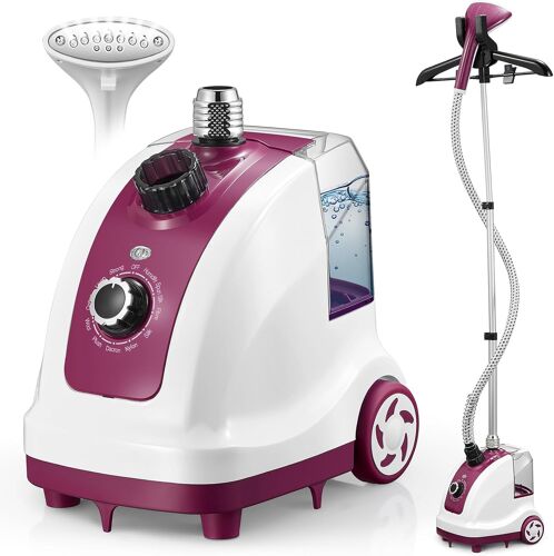 MEVRONISSHOP-Defroisseur Vertical Steamer, 1950 W Repassage Vertical avec d'eau de 1.35 L, 11 Fonctions Vapeur Clothes Steamer, Défroisseur Vapeur Puissant pour Repasse Sans Planche