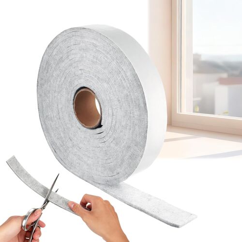 MEVRONISSHOP-Bandes de feutre, 10 m x 3 cm x 0,4 cm, rouleau de feutre autocollant, ruban adhésif en feutre, découpe n'importe quelle forme, pour chaises, meubles, protection du sol ou fenêtre, absor