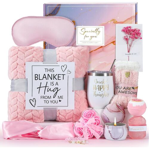 Mevronisshop-Coffret Cadeau Femme Personnalisé,Coffret Cadeau Femme Anniversaire,Idée De Cadeau Pour Les Fêtes,Idées De Cadeaux D'anniversaire Pour Maman, Petite Amie, S?Ur, Collègue
