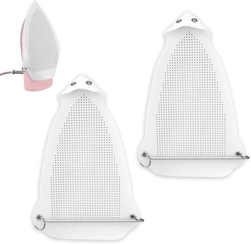 MEVRONISSHOP-2pcs Housses de Fer à Repasser, Protection Patin de Fer en Téflon Design Antidérapant Base Anti-Brûlure Protection pour Vêtements pour la Maison Et l'Atelier Couture
