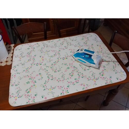 MEVRONISSHOP-meatex Drap de table 100 x 70 cm, 100 % coton, titane, feutre