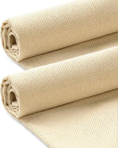Mevronisshop-2 Pièces Toile De Moine, 67x50cm Punch Needles Tissu En Coton, Tissu De Couture Durable Et Lavable, Pour Bricolage Artisanal, Broderie, Aiguille Poinçon Aiguille Tapis-Poinçon, Aiguille