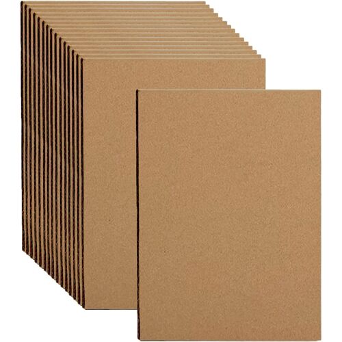 Mevronisshop-Feuille Cartonnée Ondulé A4,Slim Cardboard Sheet,Planche Rigide 2mm,Papier Cartonné Dessin,Cartons Déménagement Grand,Pour Loisirs Créatifs,Bricolage Enfants(20 Pièces)