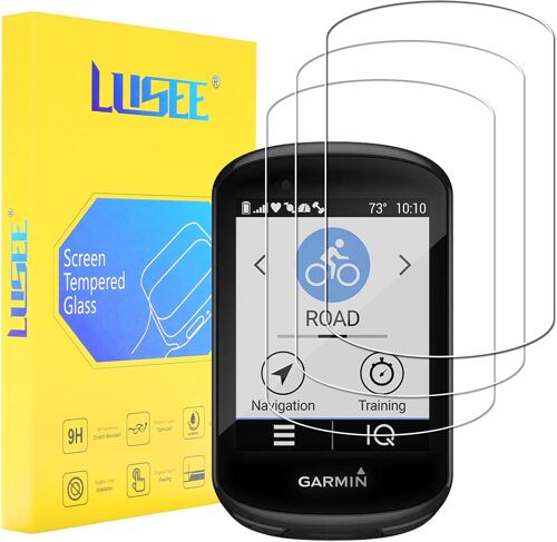 Mevronisshop-3 Pièces Verre Trempé Pour Garmin Edge 830/530 Film Protection Écran 9h Verre Dur Hd Clair Anti Rayure Anti Empreinte 2.5d Film De Protecteur D'ecran Pour Garmin Edge 830/530
