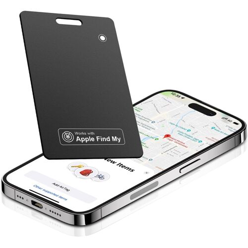 Mevronisshop-Carte De Suivi ¿ Certification Mfi Carte De Suivi Gps, Carte De Suivi Portefeuille, Rechargeable, Compatible Avec A-Pple Find My, Smart Tracker A-Pple Ios Pour Portefeuille, Sac, Bagages