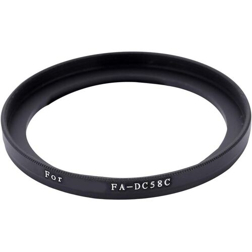 MEVRONISSHOP-FA-DC58C Noir Alliage Objectif Filtre Adaptateur Anneau Ultra Mince Appareil Photo Accessoire Photo pour G1X 58mm Filtre