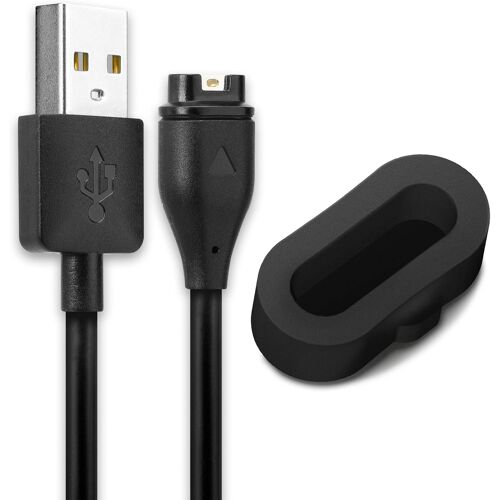 MEVRONISSHOP-Câble USB transfert de données et charge de 1m compatible avec montre connectée Garmin Fenix 7, 6, 6 Pro, 6X Pro, Vivoactive 4, 4S, 3, Forerunner 945, 45, Fil/Cordon vers USB A 2.0 1A no