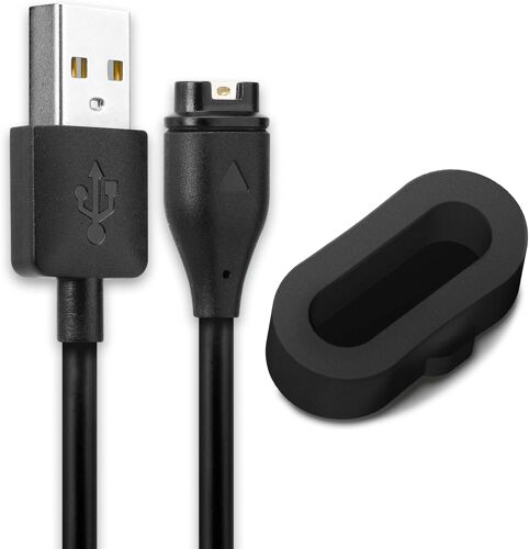 MEVRONISSHOP-Câble USB transfert de données et charge de 1m compatible avec montre connectée Garmin Fenix 7, 6, 6 Pro, 6X Pro, Vivoactive 4, 4S, 3, Forerunner 945, 45, Fil/Cordon vers USB A 2.0 1A no