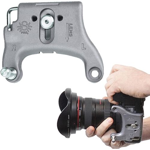 MEVRONISSHOP-Spider Holster ¿ Plaque d'appareil photo reflex numérique SpiderPro pour tout étui d'appareil photo araignée fabriquée en acier inoxydable durable et en aluminium avec coussinets antidér