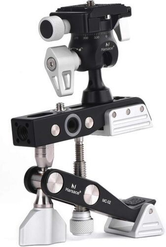MEVRONISSHOP-MC-02 Ensemble de pinces de fixation pour appareil photo reflex mono-objectif