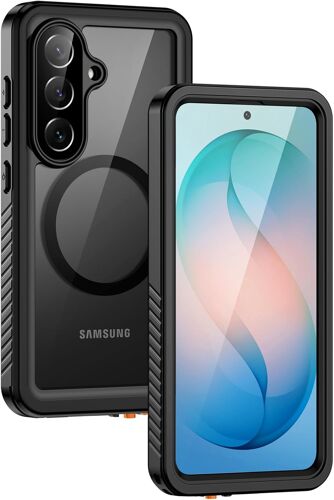 MEVRONISSHOP-Coque pour Samsung S26 Compatible avec MagSafe IP68 Étanche & Antichoc 360 Protection Intégrale Double Renforcé Waterproof Antipoussière Incassable Etui pour Samsung Galaxy S26, Noir