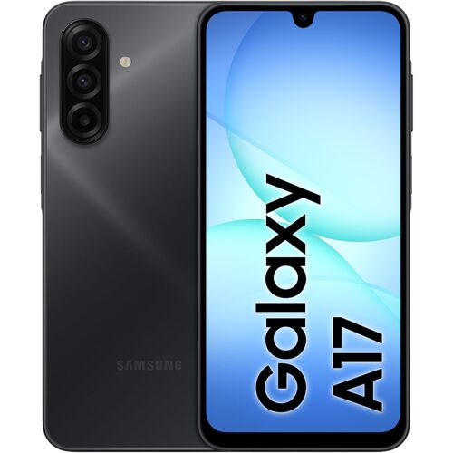 MEVRONISSHOP-Galaxy A17 LTE, double SIM, 128 Go extensible à 2 To, smartphone, Android 14, 4 Go de RAM, Exynos, 6,7"" AMOLED, 1080 x 2220, 90 Hz (Noir)