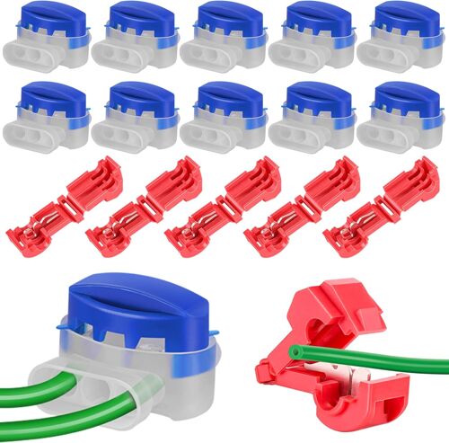 MEVRONISSHOP-Lot de 15 connecteurs de câbles/bornes de connexion pour robot tondeuse, étanche, pour robot tondeuse, Husqvarna, Worx, Bosch, Gardena