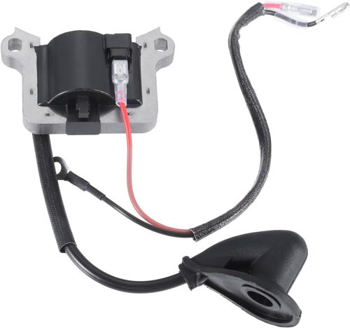 MEVRONISSHOP-Bobine d'Allumage 62mm pour Débroussailleuse, Bobine Allumage avec Câble pour Multifonction 4 en 1, Tondeuse, Coupe-Herbe, Taille-Haie 43CC 52CC