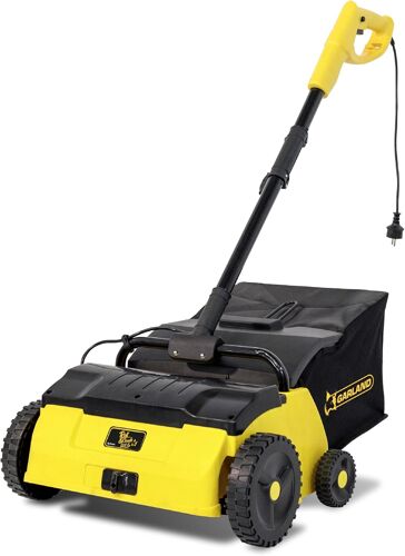 MEVRONISSHOP-Roll&Comb 202E-V24 ¿ Balayeuse électrique 1 400 W pour Gazon synthétique ¿ Brosseuse légère avec Sac de 30 L, Largeur 30 cm, Guidon oscillant, Hauteur réglable