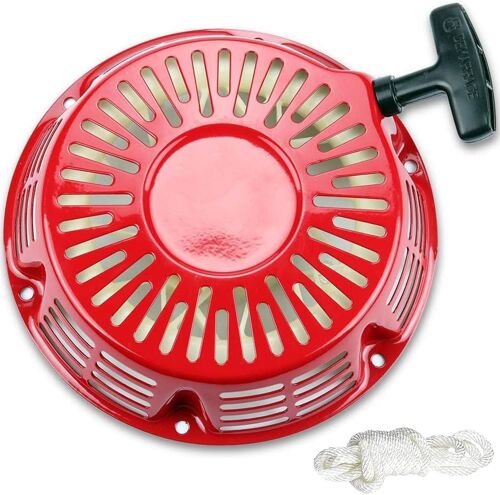 MEVRONISSHOP-GX340 GX390 Lanceur pour Moteur pour Honda GX620 GX610 11hp 13hp Générateur pour Clones 339cc 389cc 420cc 439cc nettoyeurs Haute Pression Démarrage à Rappel+Corde+Tasse de Démarrage