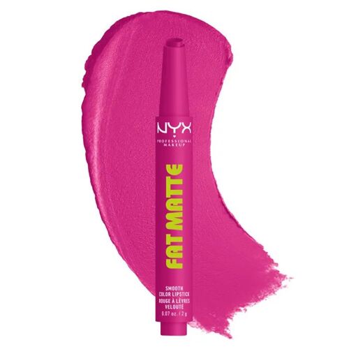 Nyx Professional Makeup Fat Matte Rouge À Lèvres Mat Crémeux Fluffy Fucshia Multicolore