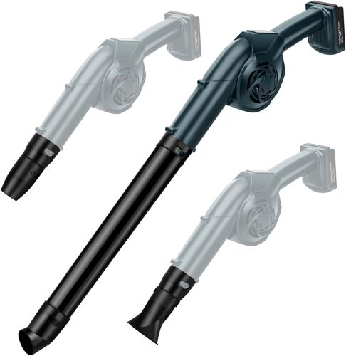 MEVRONISSHOP-Souffleur à feuilles sans fil compatible avec Bosch GBA 18 V (sans piles) pour l'entretien de la pelouse, souffleur électrique, pour souffler les feuilles, la neige