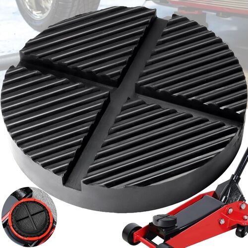 MEVRONISSHOP-Support Universel en Caoutchouc pour Cric, Tampon pour Cric avec Conception Antidérapante, Bloc en Caoutchouc Tampon Cric de Levage, Jack Pad Universel pour Crics Et Élévateurs