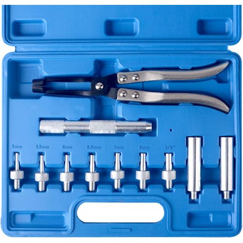Mevronisshop-11 Pièces Outils De Montage Et Démontage De Joint De Soupape, Kit D'outil De Démontage Pour Tige Soupape
