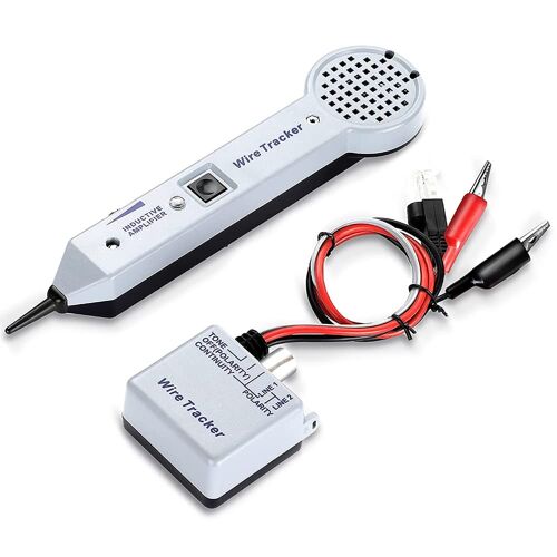 Mevronisshop-Kit Générateur De Tonalité, Traceur De Fil,Kit De Traçage De Tonalité Professionnel, Testeur De Câble Haute Précision 200ep, Amplificateur Inductif Et Kit De Sonde Avec Volume Réglable