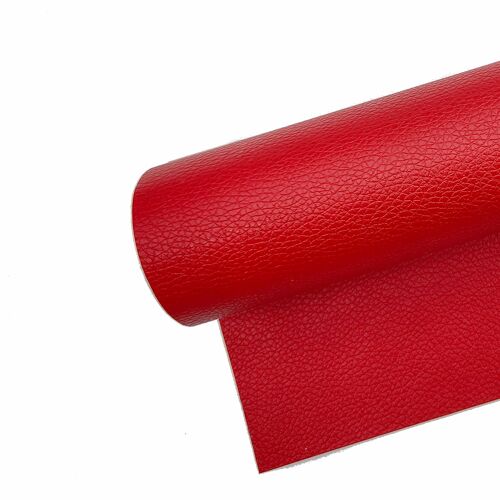 Mevronisshop-Kit Réparation Cuir Autocollant Pour Siège Voiture, Auto, Moto, Chaise De Bureau - Rénovateur Bricolage 40 * 120cm Rouge Brillant