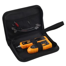 MEVRONISSHOP-Traceur de Cable Electrique, Multifonction Traqueur de Câbles Portable RJ11 RJ45 Finder Ethernet LAN Multifonction Toner Tracer Réseau Collation de Câble Téléphone Ligne Testeur de Conti