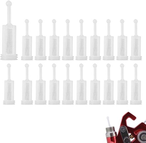 Mevronisshop-20 Pièces Filtre À Peinture Filtre À Pulvérisation Par Gravité Filtre Hvlp Pistolet De Filtre À Pulvérisation Hvlp Jetable Taille Universelle Convient À La Plupart