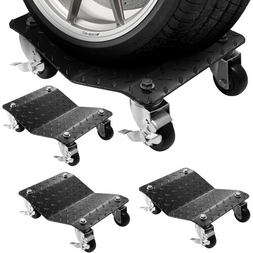 Mevronisshop-Lot De 4 Chariots De Roues De 6000 Lbs Pour Voiture, Camion, Moto Et Bateaux