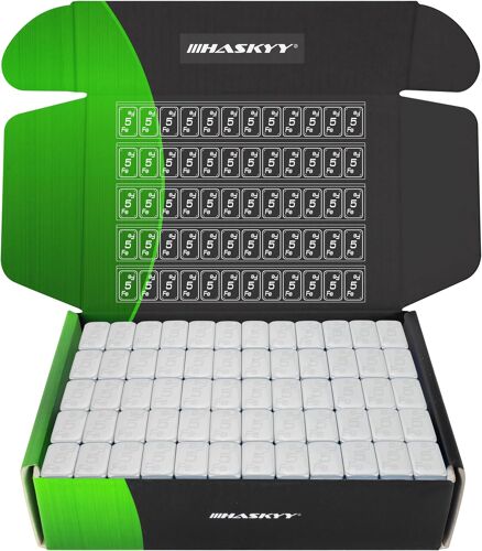 Mevronisshop-50 Masses D'équilibrage Poids Autocollants En Acier 50x Barre Adhésive Avec Rebord Détachable 12x5g Zinguées Et Plastifiées
