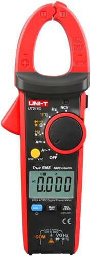 MEVRONISSHOP-UT216C 600 A True RMS Pince Multimètre Auto Range/Fréquence