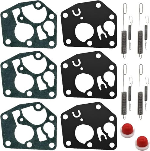 MEVRONISSHOP-795083 495770 Kit de Joints de Membrane pour BS 3,5-4,5 HP Q45 Moteur de Tondeuse à Gazon 5083H 5083K BS -272372 BS-281028 BS-495770 95900 96900 98900 9C900 10A900 Pièces de Rechange