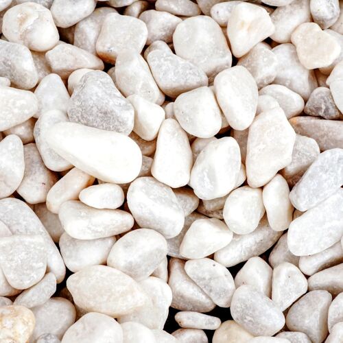 Mevronisshop-Gravier Pour Jardin Et Décoration À L'intérieur Et À L'extérieur (Blanc, 850g)