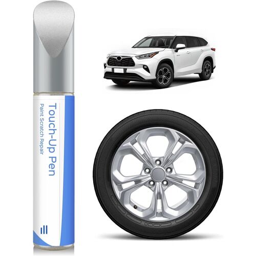 Mevronisshop-Stylo De Réparation De Jantes Argenté Revêtu Par Pulvérisation ¿ Pour Honda, Réparation Facile, Rayures Et Dommages Sur Les Jantes. Réparation Rapide