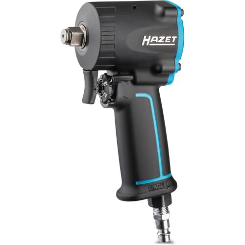 MEVRONISSHOP-HAZET Visseuse à choc pneumatique 9012M-1 I extra courte - seulement 80 mm, couple max. Couple de desserrage : 1200 Nm, carré 1/2 pouce I pour les travaux dans les espaces restreints
