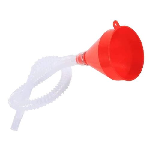 Mevronisshop-8 Cm De Large Bouche Entonnoir Universel Automobile Véhicule Entonnoir Long Bec Verseur Flexible Extension De Voiture Entonnoir Pour L'eau Essence