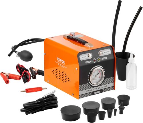 Mevronisshop-Détecteur De Fuite De Carburant 8 L/Min, Machine À Fumée Automobile Evap 2 Modes Air Et Fumée, Dc 12 V, Avec Pompe À Air Intégré Et Manomètre, Testeur De Fuite De Tuyau Échappement Voitu