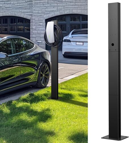 MEVRONISSHOP-Wallbox - Pied de support pour borne de recharge Mobile Tesla - Station de charge pour l'extérieur - Colonne de charge pour borne de recharge Mobile Tesla - Support de borne