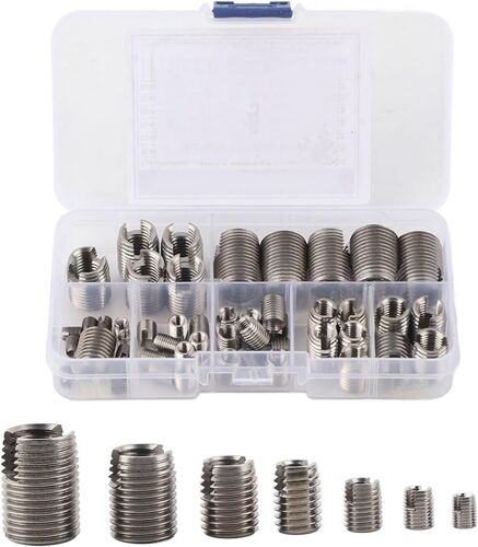 MEVRONISSHOP-Kit de réparation de filetage en acier inoxydable, outil de connexion à vis avec renfort de filetage intérieur, outil de réparation de filetage pour améliorer