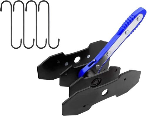Mevronisshop-Kit D'outils De Repousse-Piston D'étrier De Frein, Avec 4 Crochets De Rechange Pour Plaquettes De Frein, Cliquet, Pince Cintrée Pour Étrier De Frein, Outil De Pression Pour Réparation