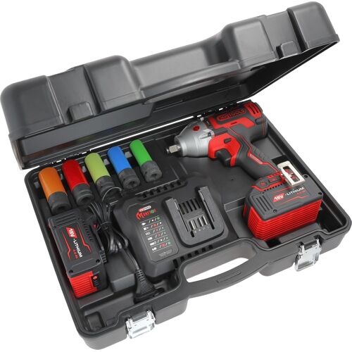 MEVRONISSHOP-eMONSTER Kit de visseuses à choc sans fil 1/2" Brushless - 9 pièces 515.6100