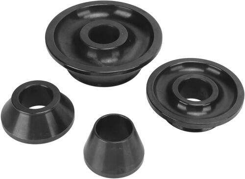 MEVRONISSHOP-quilibreuse de Roue, 4 Pièces Jeu de Cônes Coniques Standard Acier Carbone 36 Mm Outil de Réparation de Pneus de Diamètre d'arbre pour Voiture/Camion/SUV